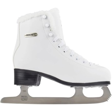 Roces Paradise Eco-Fur Figure Skates (White)