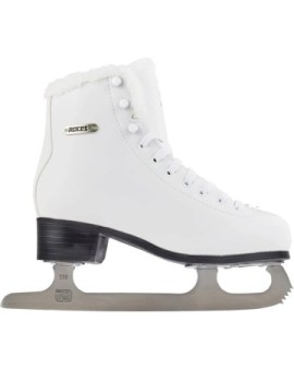 Roces Paradise Eco-Fur Figure Skates (White)