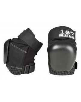 187 Killer Pads Pro Knee Chrániče kolien s vymeniteľnými krytmi (čierne/čierne)