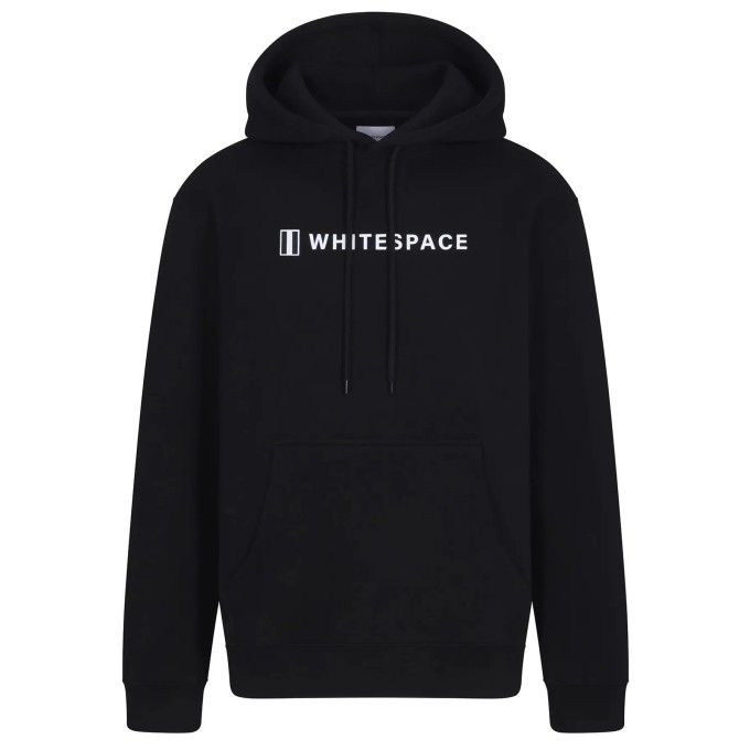 Whitespace Block Snowboard Hoodie (L|Black Fleece)