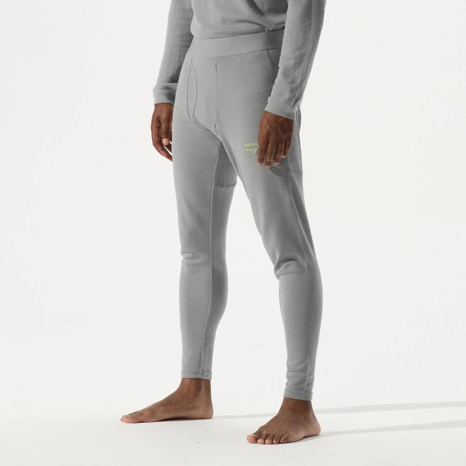 Whitespace Mens Merino Baselayer Pants (S|Rock Ridge)