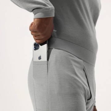 Whitespace Mens Merino Baselayer Pants (S|Rock Ridge)