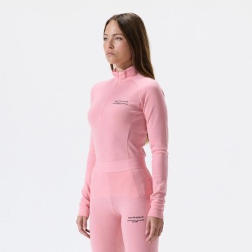 Whitespace Womens Merino Mockneck Baselayer (XL|Pink Icing)