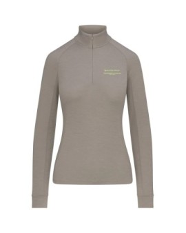 Whitespace Womens Merino Mockneck Baselayer (L|Rock Ridge)