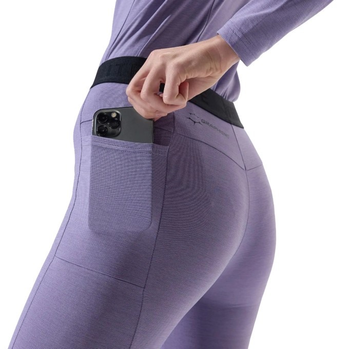 Whitespace Womens Graphene Base Pants (XS|Sand Verbena)