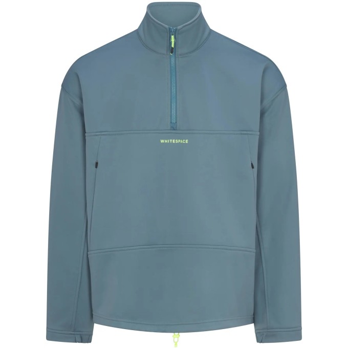 Whitespace Quarter Zip Soft Shell Midlayer (S|Goblin Blue)