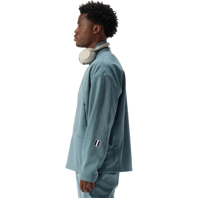 Whitespace Quarter Zip Soft Shell Midlayer (S|Goblin Blue)
