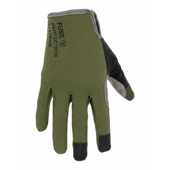 Fuse Stealth Slim BMX Gloves (M|Olive)