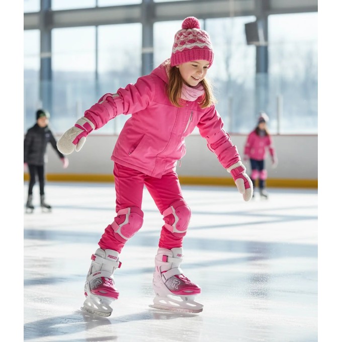 Roces Jokey Ice X Girls Ice Skates (White|26-29)