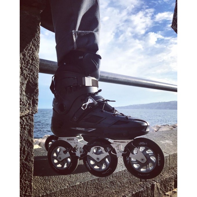 Roces EGO 3x110 TIF korčule čierne | 110 mm urban freestyle