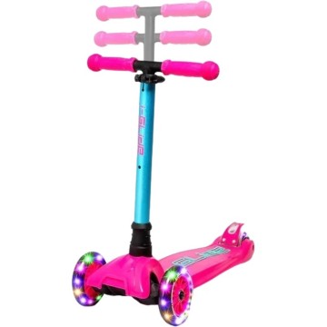 i-Glide 3 Wheel Kids Scooter (Pink/Aqua)
