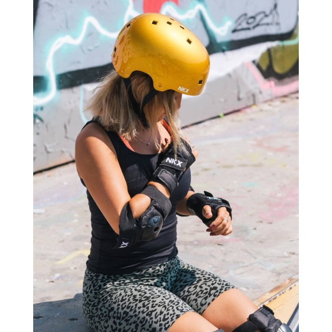 Helmet NKX Brain Saver Gold -In Stock!