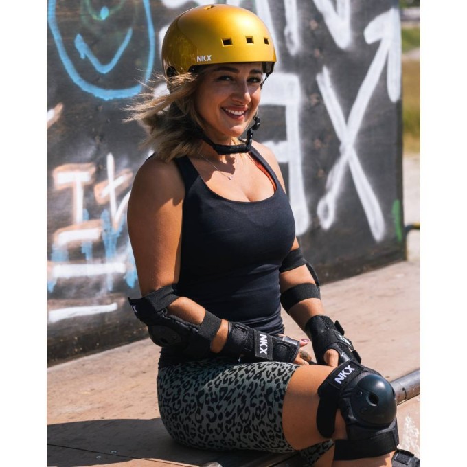 Helmet NKX Brain Saver Gold -In Stock!