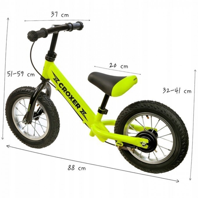 Balance bike for active riding - safe and comfort!